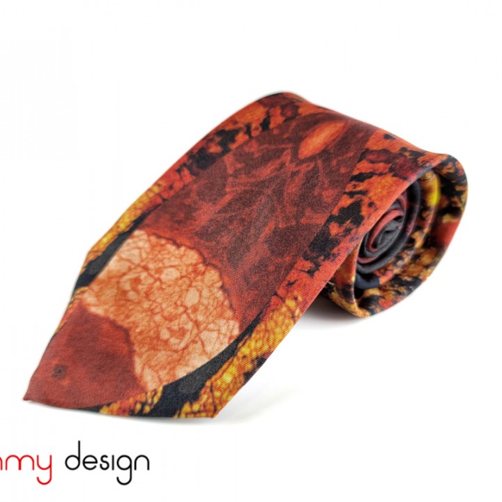 Lacquer T2 silk tie